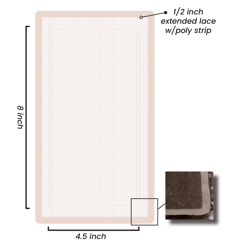 
                  
                    8-9mm Afro Lace Flat Rectangle - International Hairgoods
                  
                